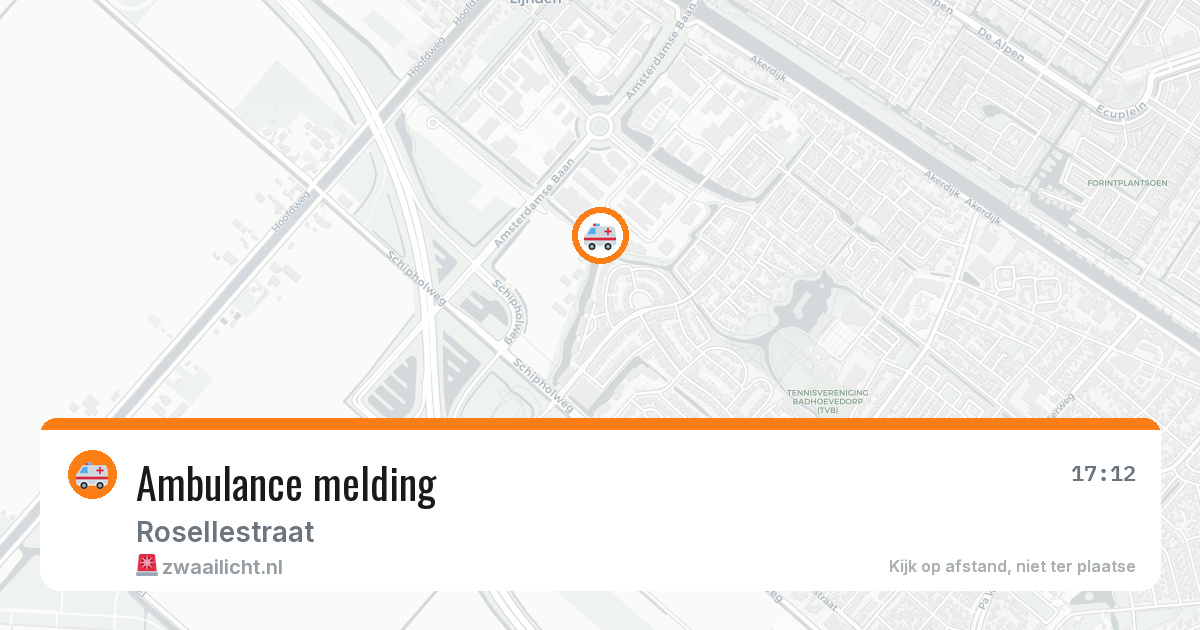 Ambulance melding — 3 jul 2026
