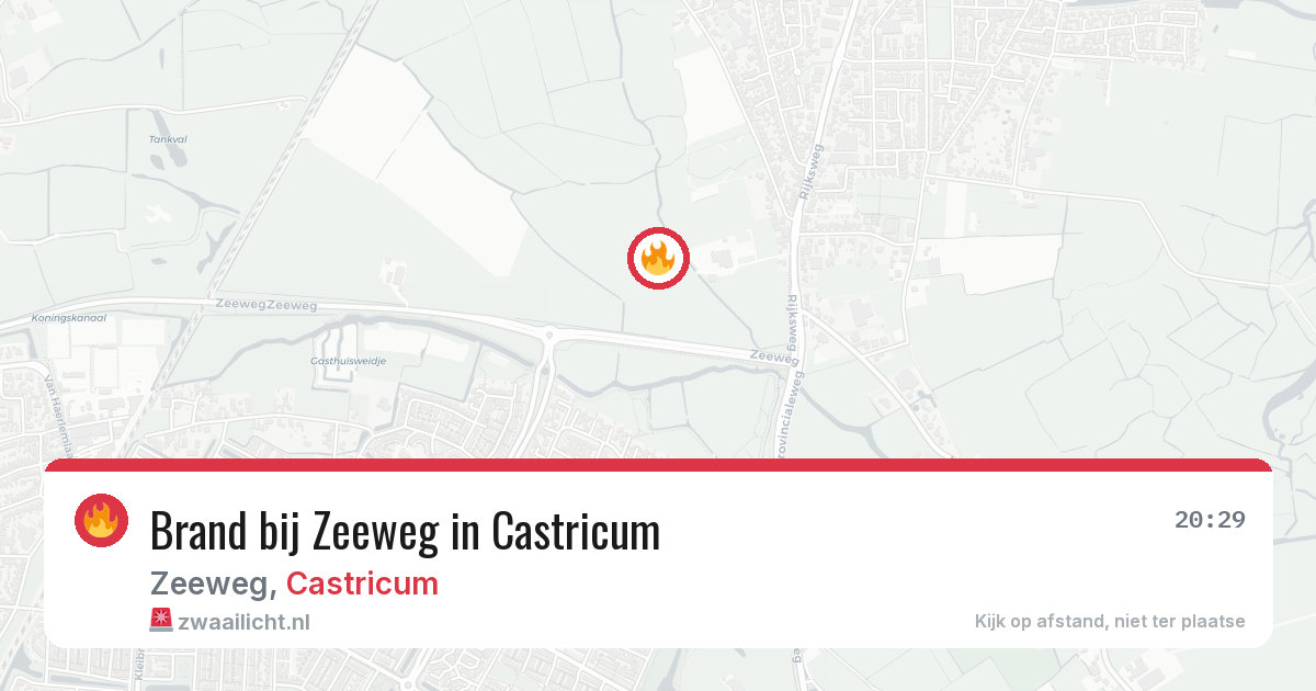 Brand bij Zeeweg in Castricum — 3 jul 2026