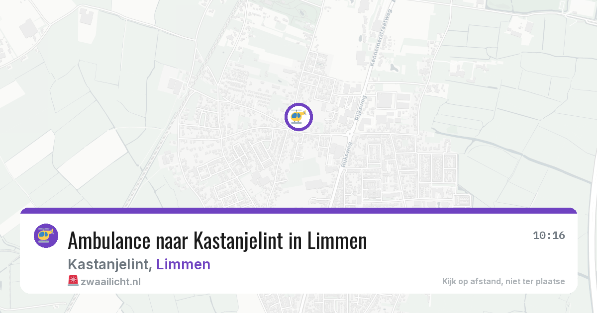 Ambulance naar Kastanjelint in Limmen — 4 mrt 2026