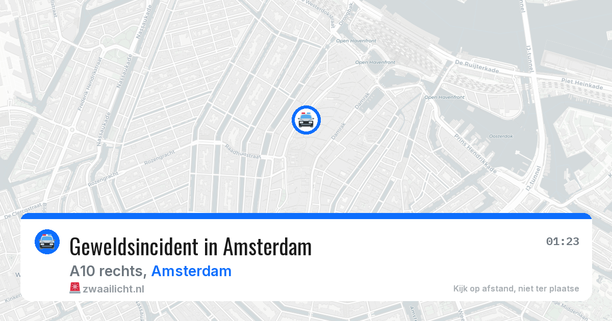 Geweldsincident in Amsterdam — 23 jun 2026