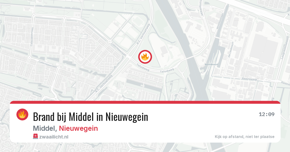 Brand bij Middel in Nieuwegein — 29 jul 2026