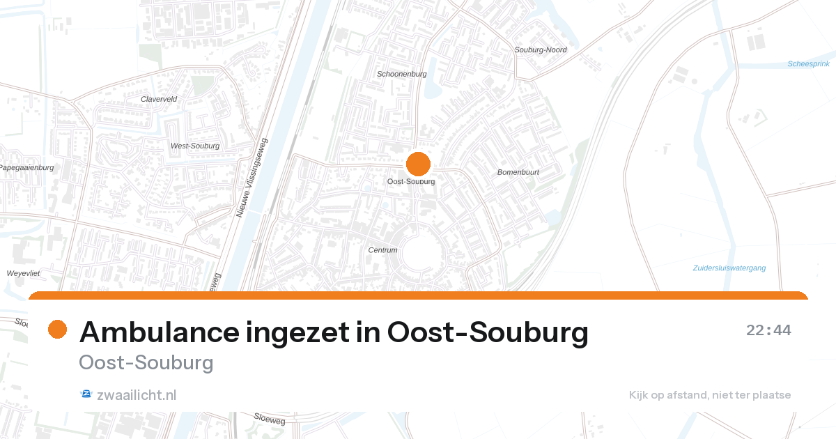 Ambulance ingezet in Oost-Souburg — 1 feb 2026