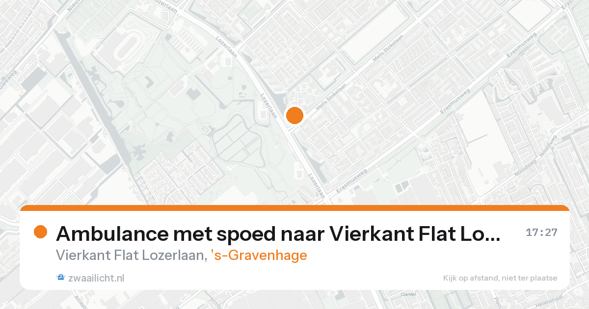 Ambulance met spoed naar Vierkant Flat Lozerlaan in 's-Gravenhage — 7 feb 2026