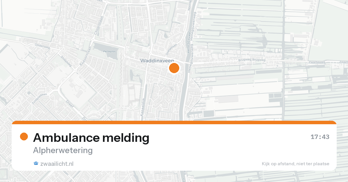 Ambulance melding — 30 jan 2026