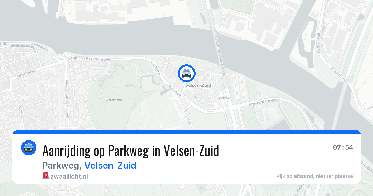Aanrijding op Parkweg in Velsen-Zuid — 12 mei 2026