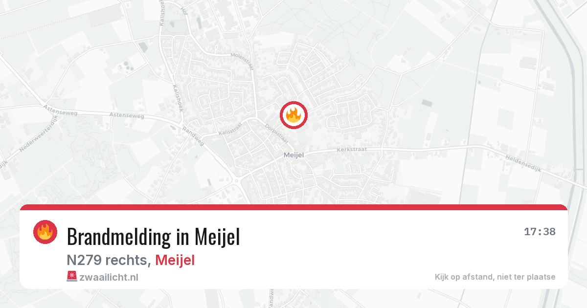 Brandmelding in Meijel — 24 jul 2026