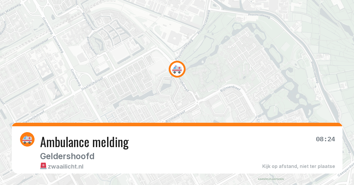 Ambulance melding — 30 jun 2026