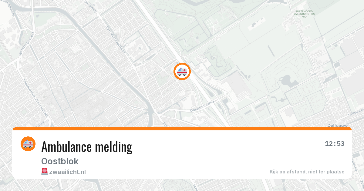 Ambulance melding — 11 apr 2026
