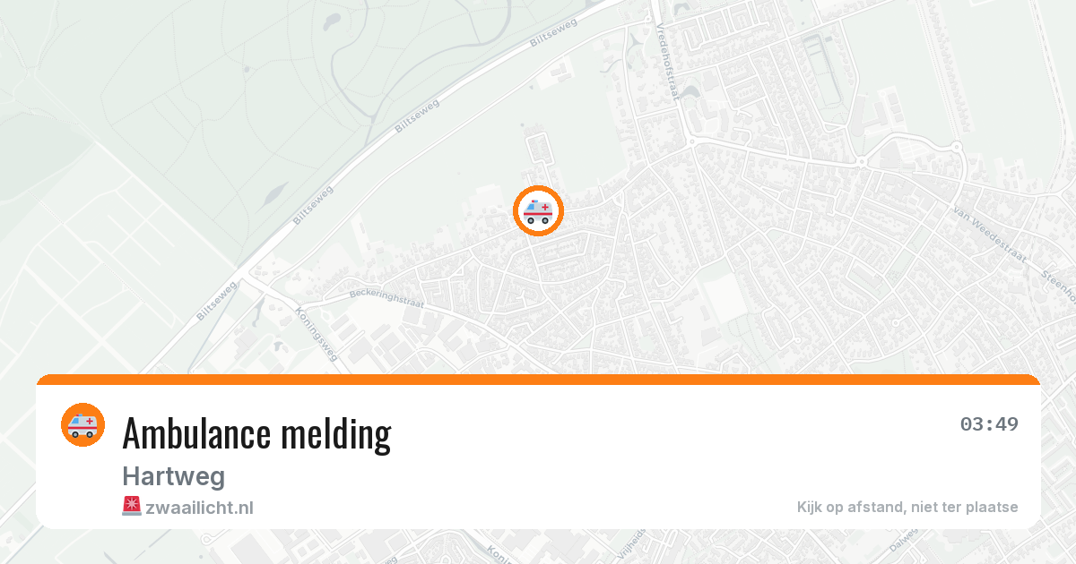 Ambulance melding — 8 apr 2026