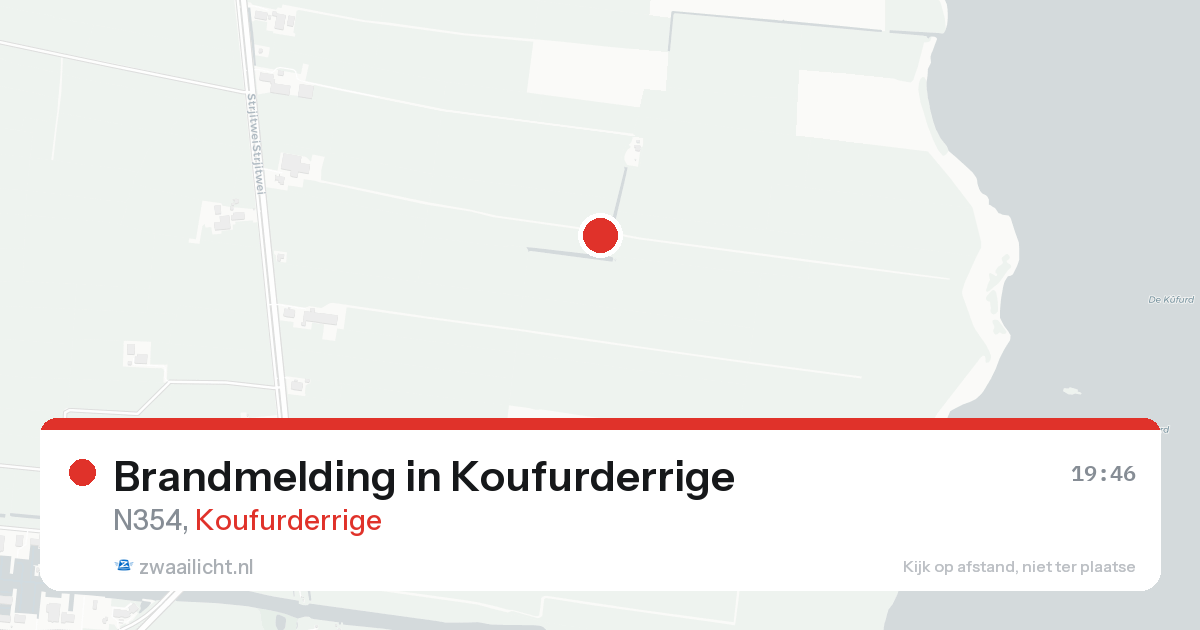 Brandmelding in Koufurderrige — 11 aug 2026