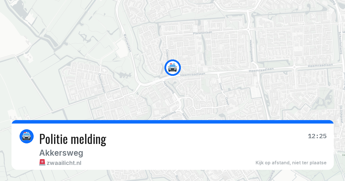 Politie melding — 28 jun 2026