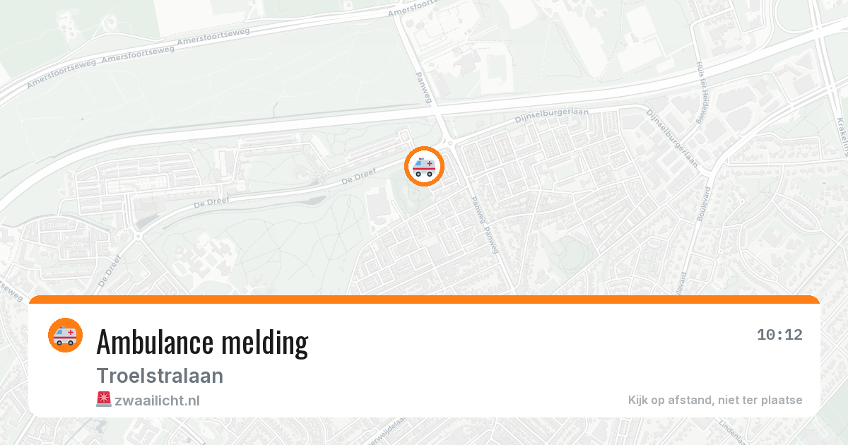 Ambulance melding — 3 feb 2026
