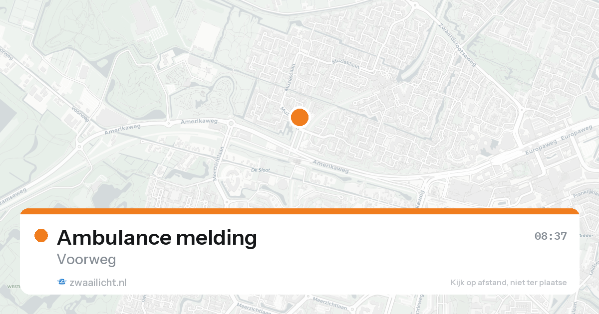 Ambulance melding — 13 jun 2026