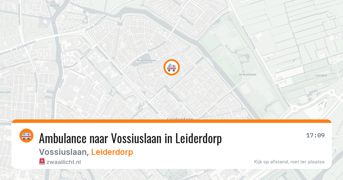 Ambulance naar Vossiuslaan in Leiderdorp — 31 mrt 2026