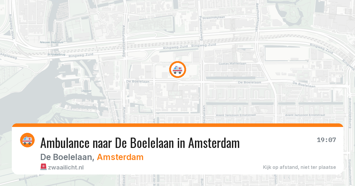 Ambulance naar De Boelelaan in Amsterdam — 5 mei 2026