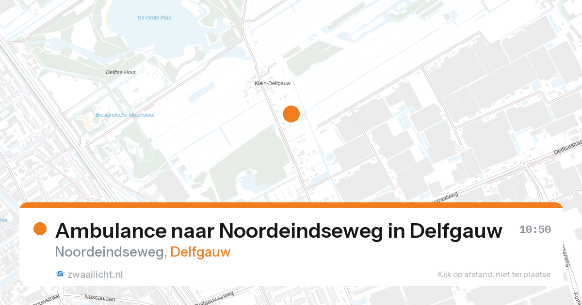 Ambulance naar Noordeindseweg in Delfgauw — 16 feb 2026