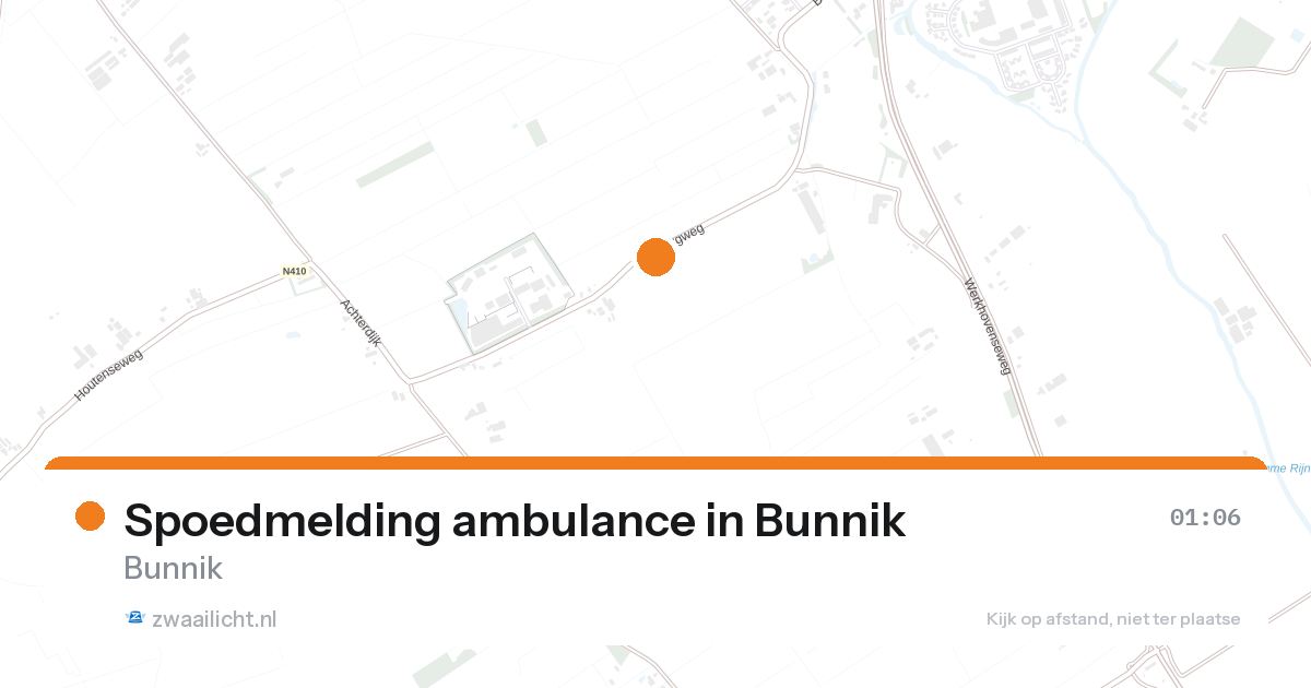 Spoedmelding ambulance in Bunnik — 7 feb 2026