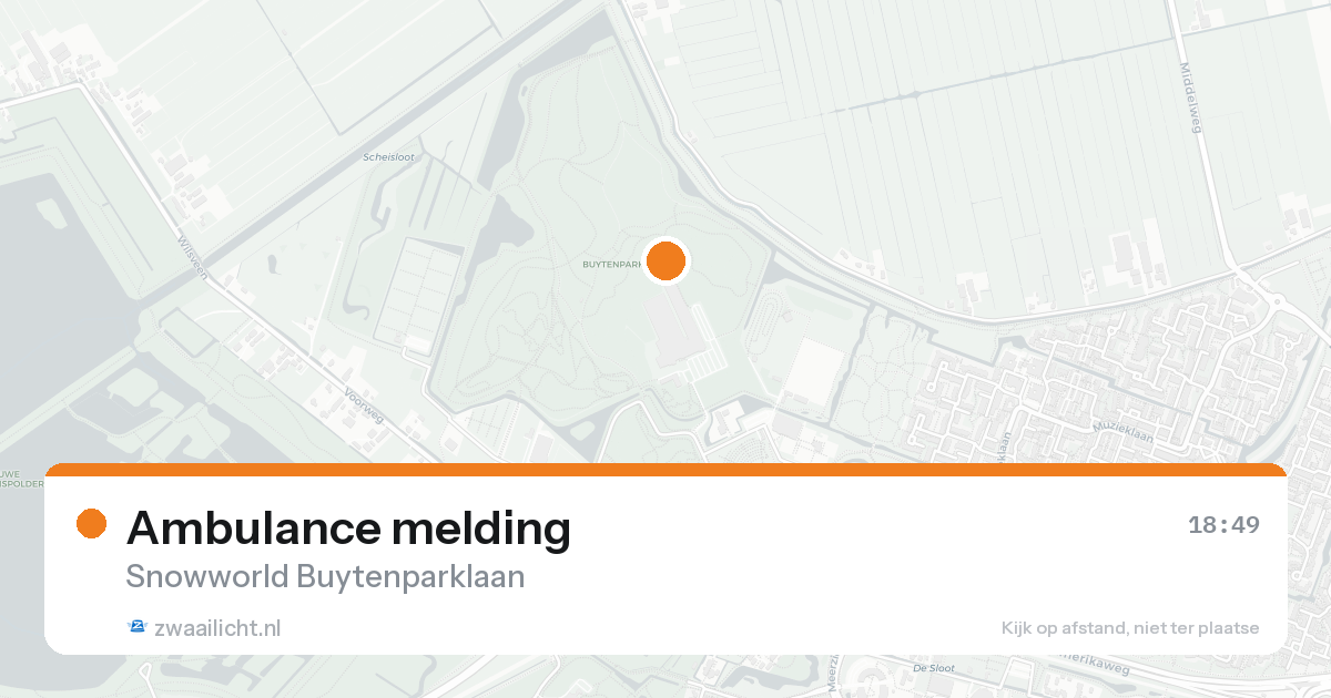 Ambulance melding — 30 jan 2026