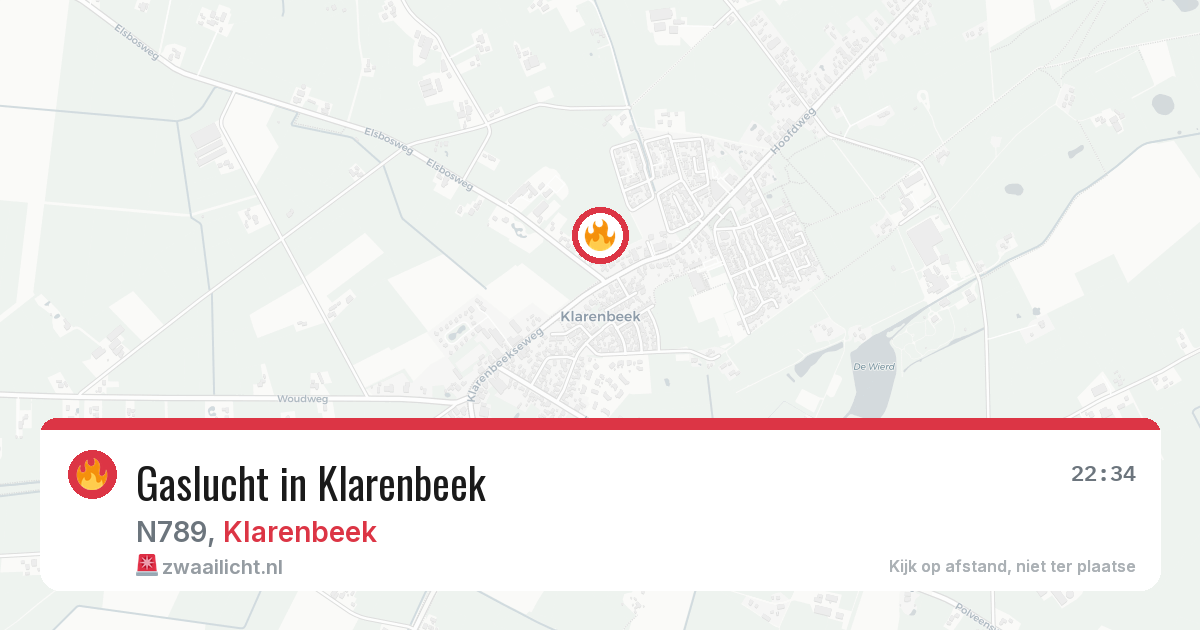 Gaslucht in Klarenbeek — 3 jul 2026