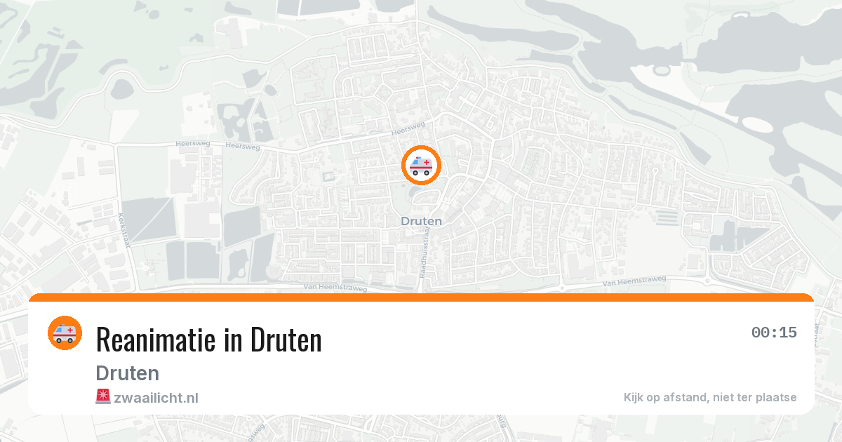 Reanimatie in Druten — 21 jun 2026