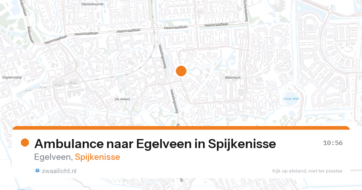 Ambulance naar Egelveen in Spijkenisse — 11 jun 2026