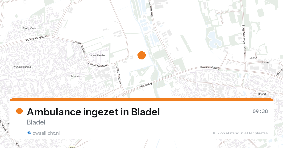 Ambulance ingezet in Bladel — 26 aug 2026