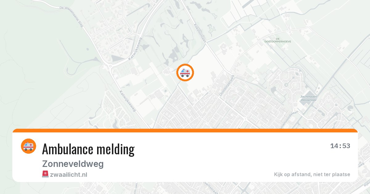 Ambulance melding — 7 jul 2026
