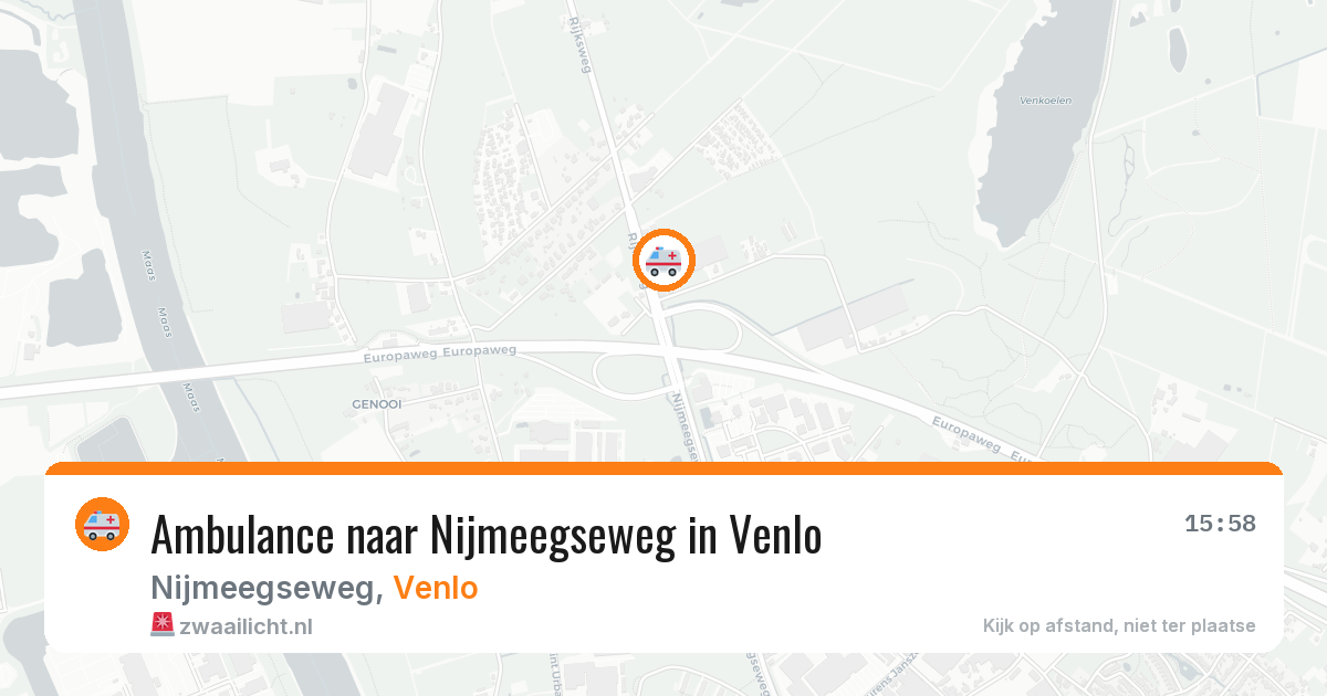 Ambulance naar Nijmeegseweg in Venlo — 21 jul 2026