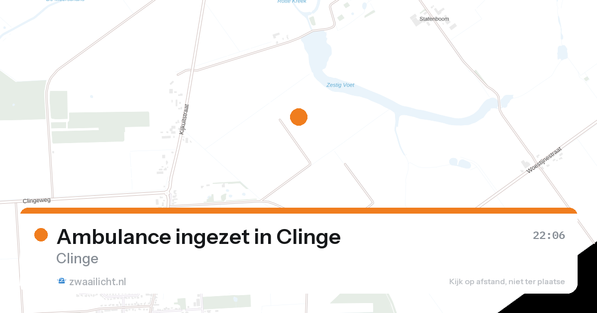 Ambulance ingezet in Clinge — 21 aug 2026