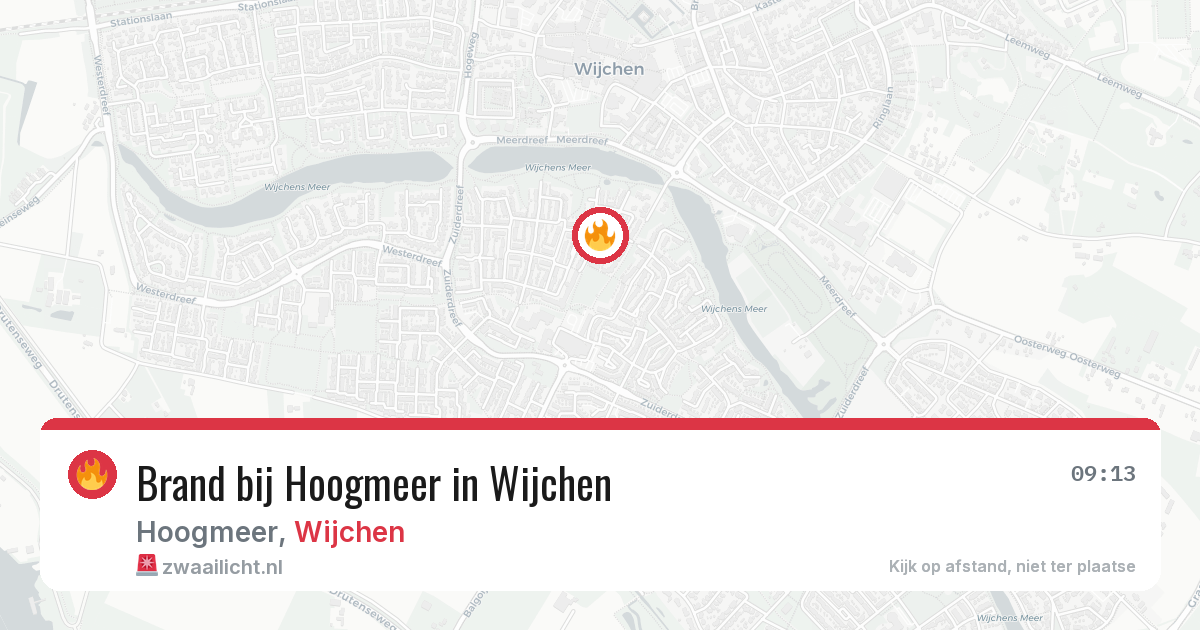 Brand bij Hoogmeer in Wijchen — 30 jul 2026