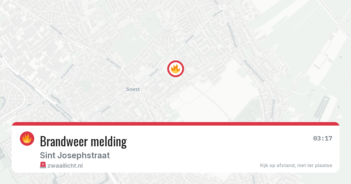 Brandweer melding — 28 jun 2026