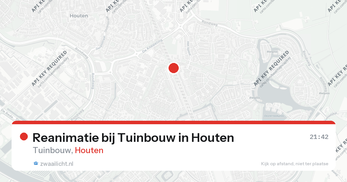 Reanimatie bij Tuinbouw in Houten — 27 mrt 2026