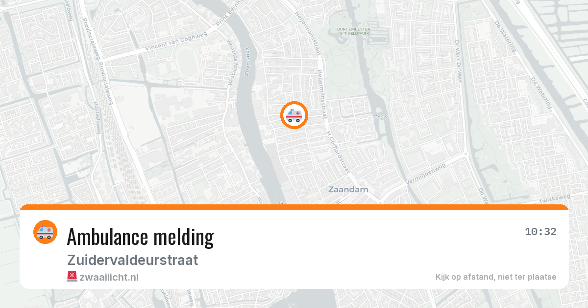 Ambulance melding — 20 mrt 2026