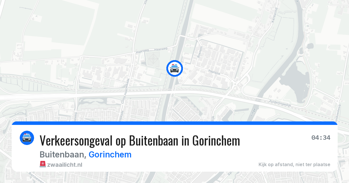 Verkeersongeval op Buitenbaan in Gorinchem — 19 feb 2026