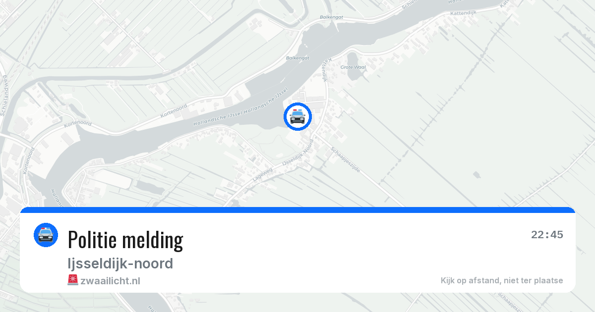 Politie melding — 23 mei 2026