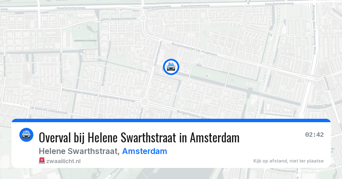 Overval bij Helene Swarthstraat in Amsterdam — 7 jul 2026
