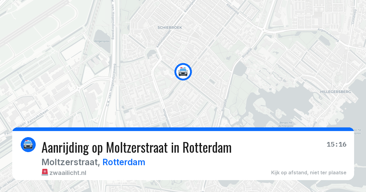 Aanrijding op Moltzerstraat in Rotterdam — 5 aug 2026