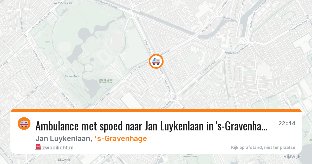 Ambulance met spoed naar Jan Luykenlaan in 's-Gravenhage — 30 mei 2026
