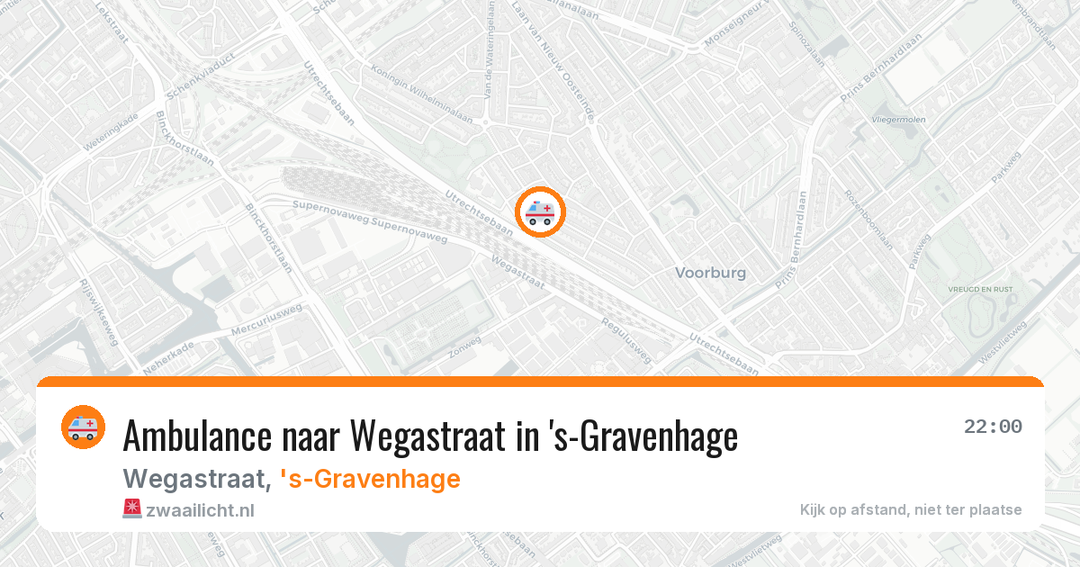 Ambulance naar Wegastraat in 's-Gravenhage — 28 jul 2026