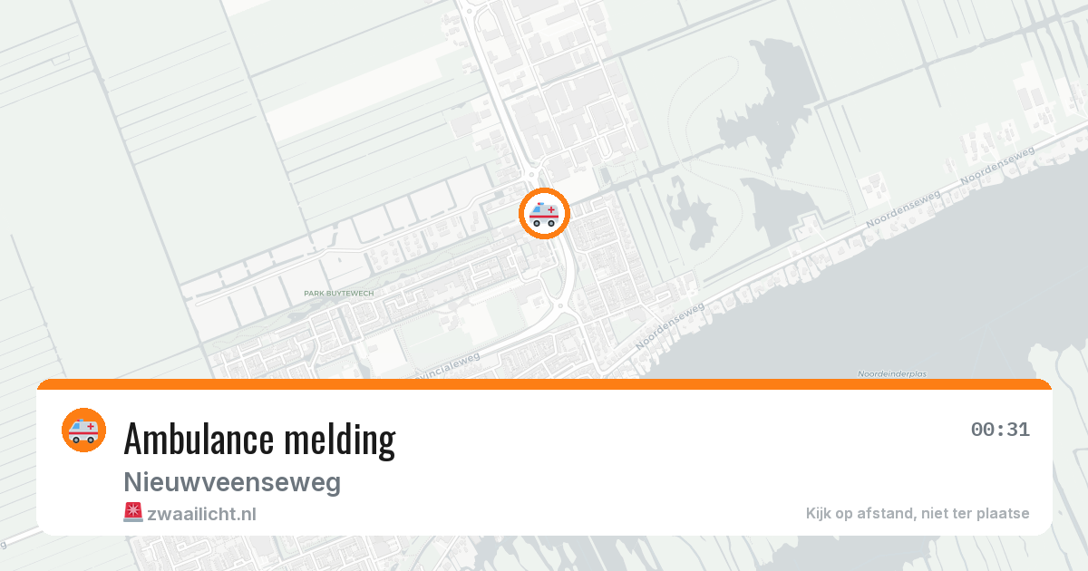 Ambulance melding — 22 jun 2026