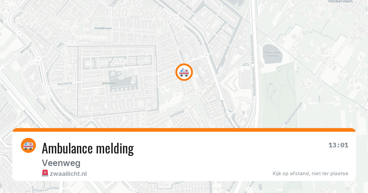 Ambulance melding — 21 jun 2026