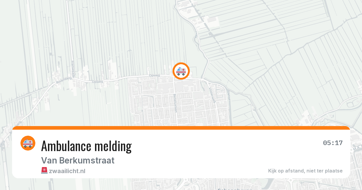 Ambulance melding — 23 jul 2026