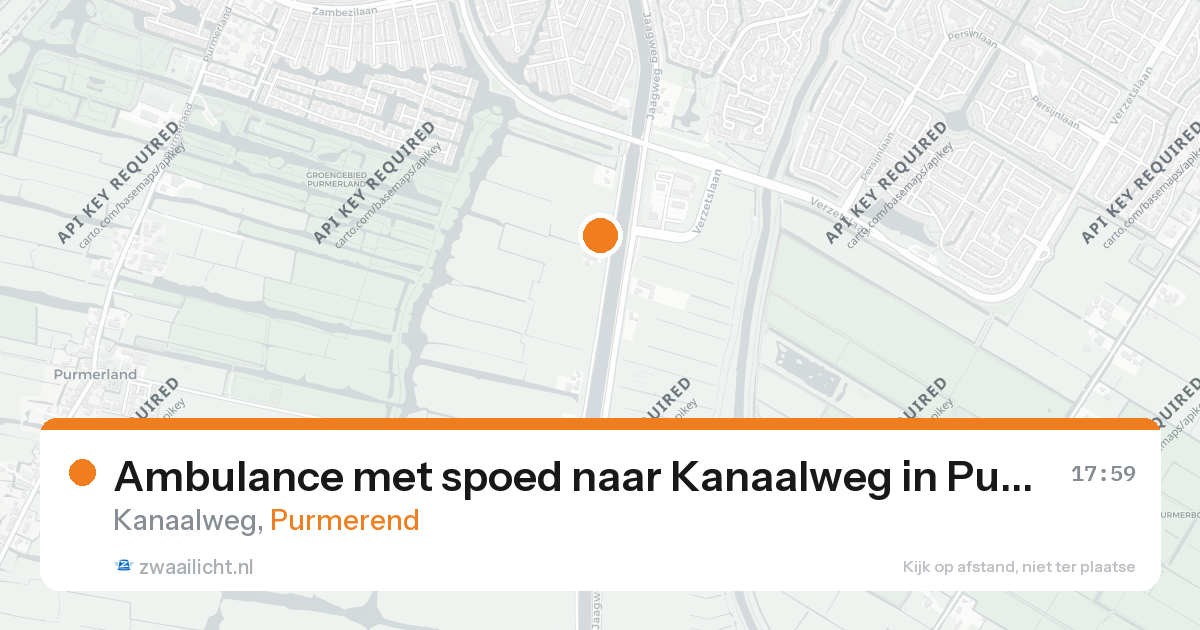 Ambulance met spoed naar Kanaalweg in Purmerend — 6 jun 2026