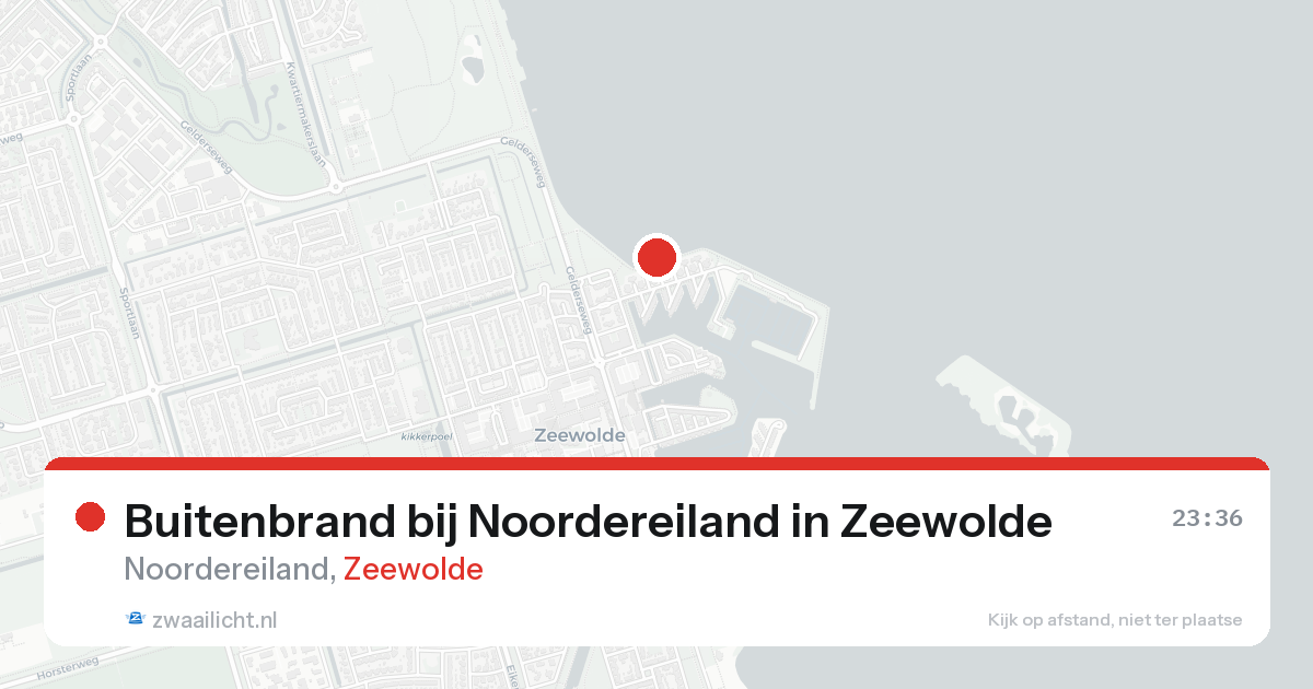 Buitenbrand bij Noordereiland in Zeewolde — 24 aug 2026