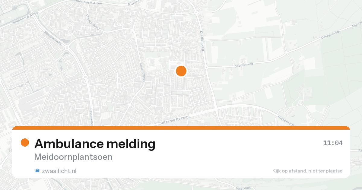 Ambulance melding — 15 feb 2026