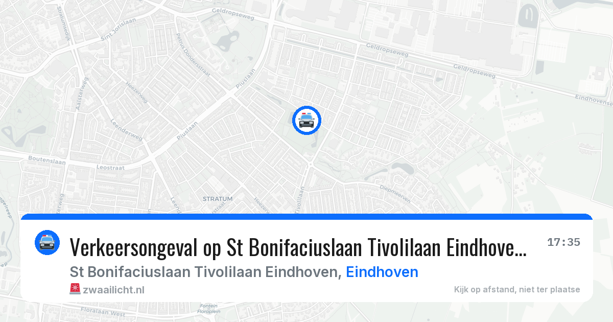 Verkeersongeval op St Bonifaciuslaan Tivolilaan Eindhoven in Eindhoven — 26 mrt 2026