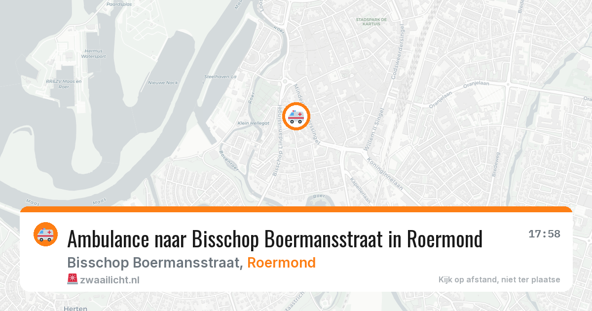 Ambulance naar Bisschop Boermansstraat in Roermond — 11 jun 2026