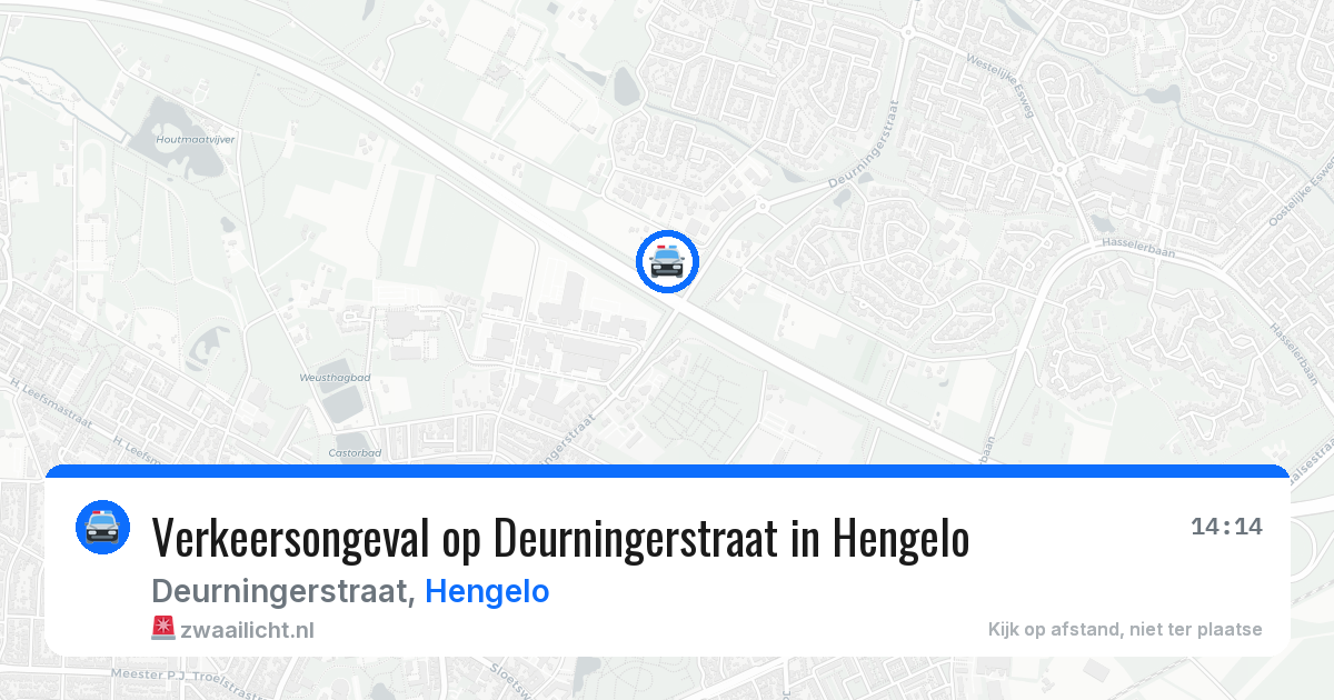 Verkeersongeval op Deurningerstraat in Hengelo — 16 apr 2026