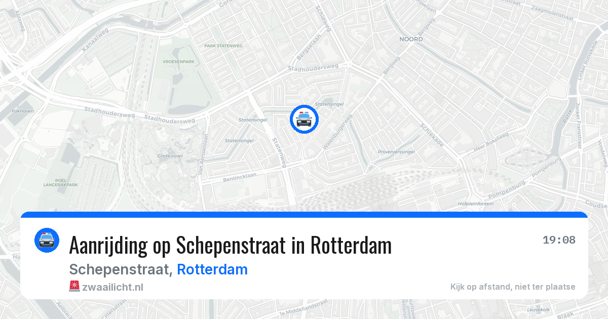 Aanrijding op Schepenstraat in Rotterdam — 11 jun 2026
