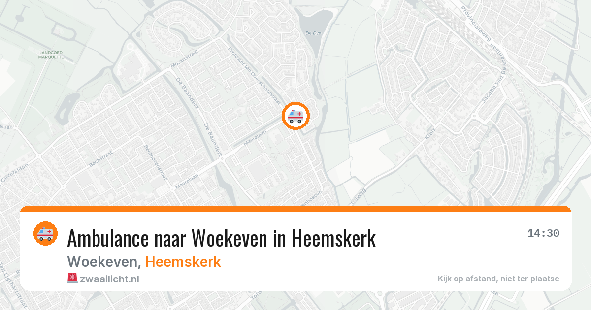 Ambulance naar Woekeven in Heemskerk — 29 jun 2026
